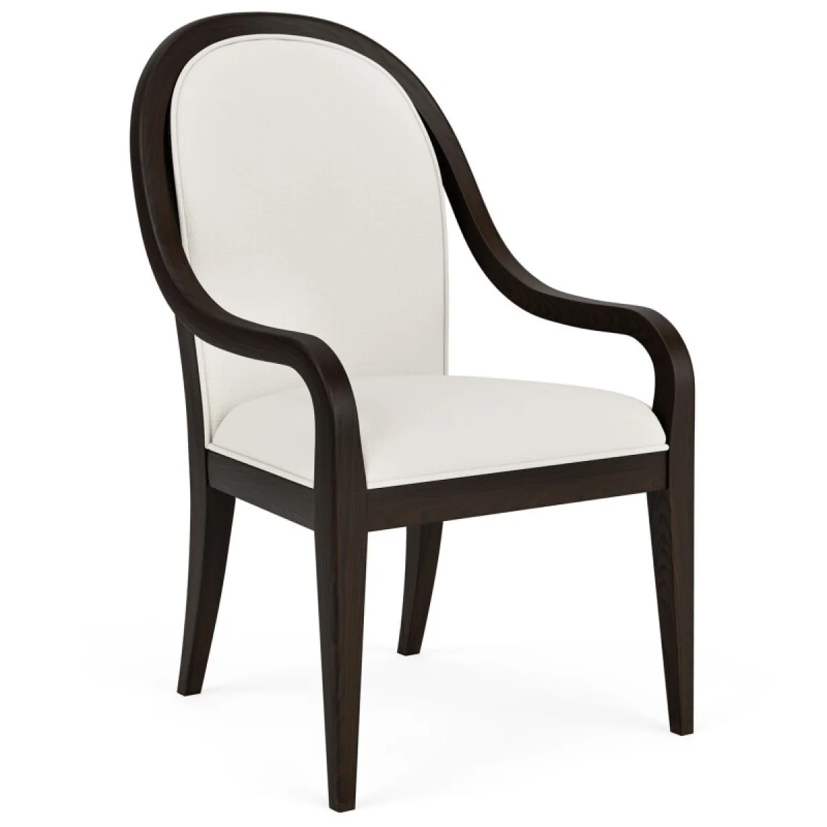 Curved Uph Arm Chr 2in Chairs & Benches black 17
