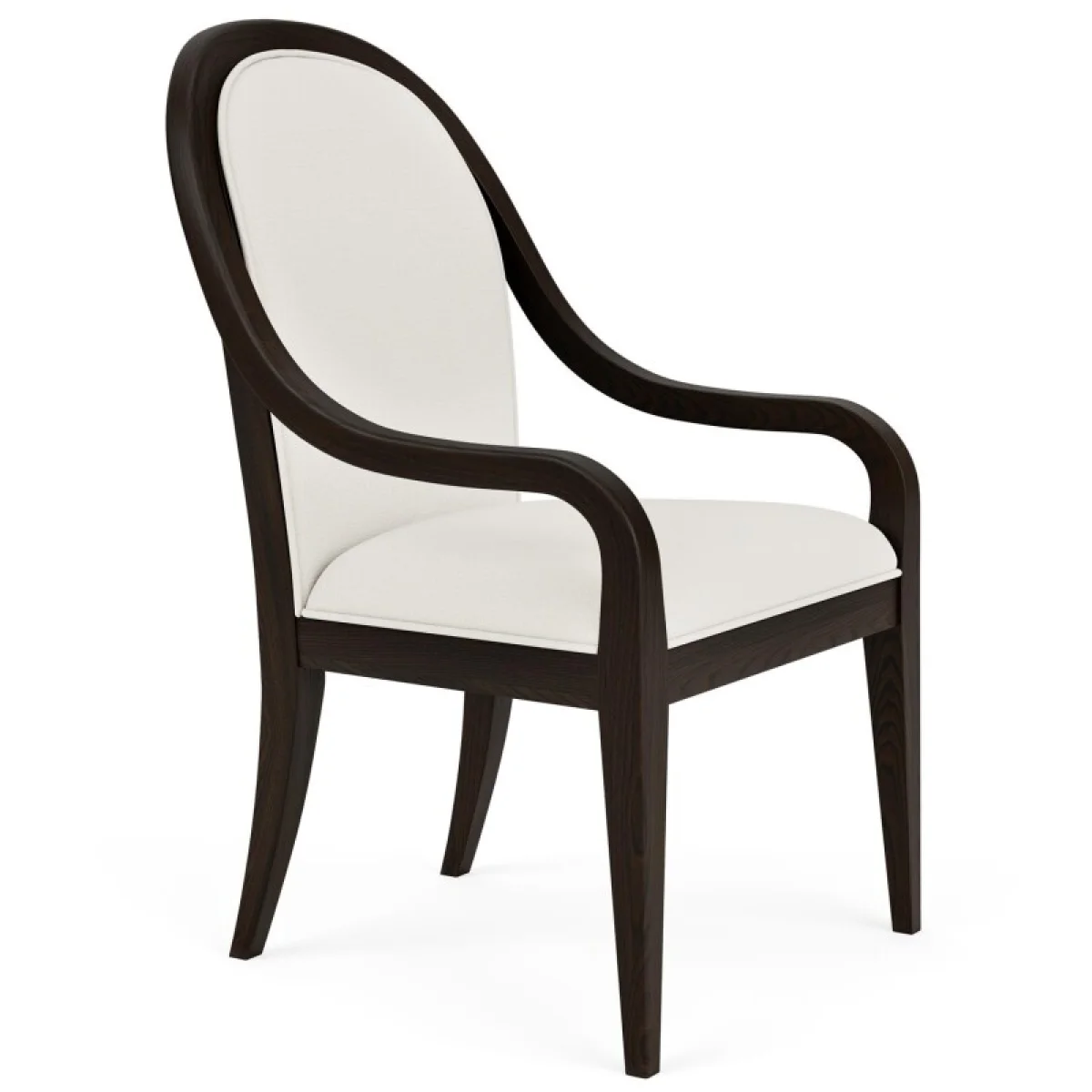 Curved Uph Arm Chr 2in Chairs & Benches black 15