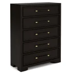 5 Drawer Chest Chests black 18