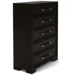 5 Drawer Chest Chests black 23