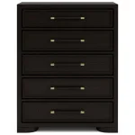 5 Drawer Chest Chests black 24