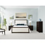 3 Drawer Nightstand Nightstands black 33
