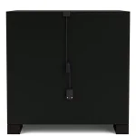 3 Drawer Nightstand Nightstands black 28
