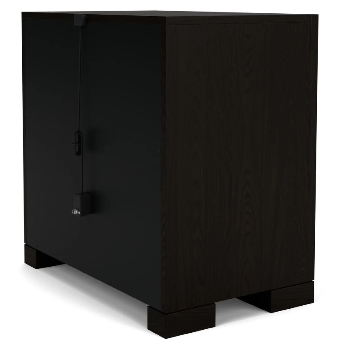 3 Drawer Nightstand Nightstands black 8