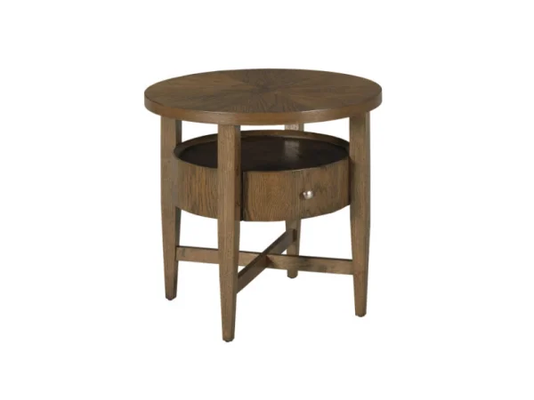 Eldon Round End Table End tables Brown
