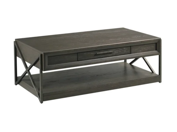 Simon Rectangular Drawer Coffee Table Cocktail & Coffee Tables Brown