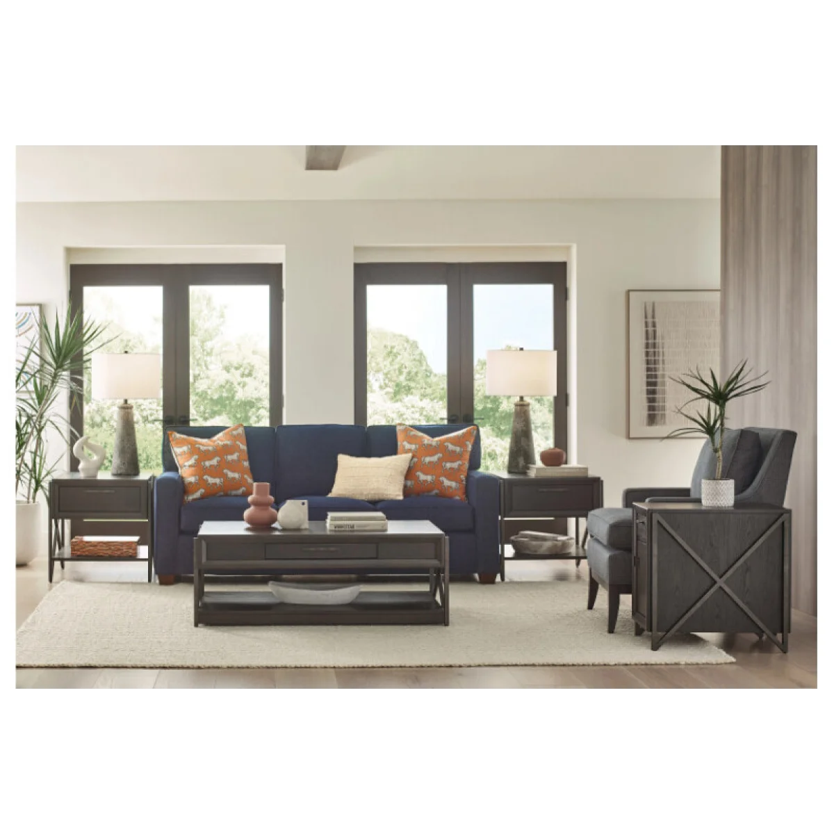 Simon Rectangular Drawer Coffee Table Cocktail & Coffee Tables Brown 6