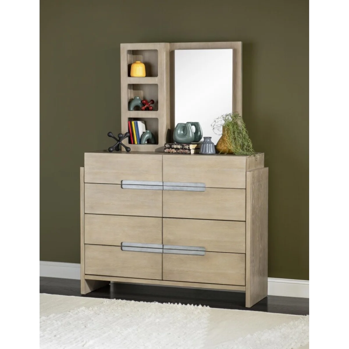 Dresser Weathered Oak Finish Youth Dressers Brown 7