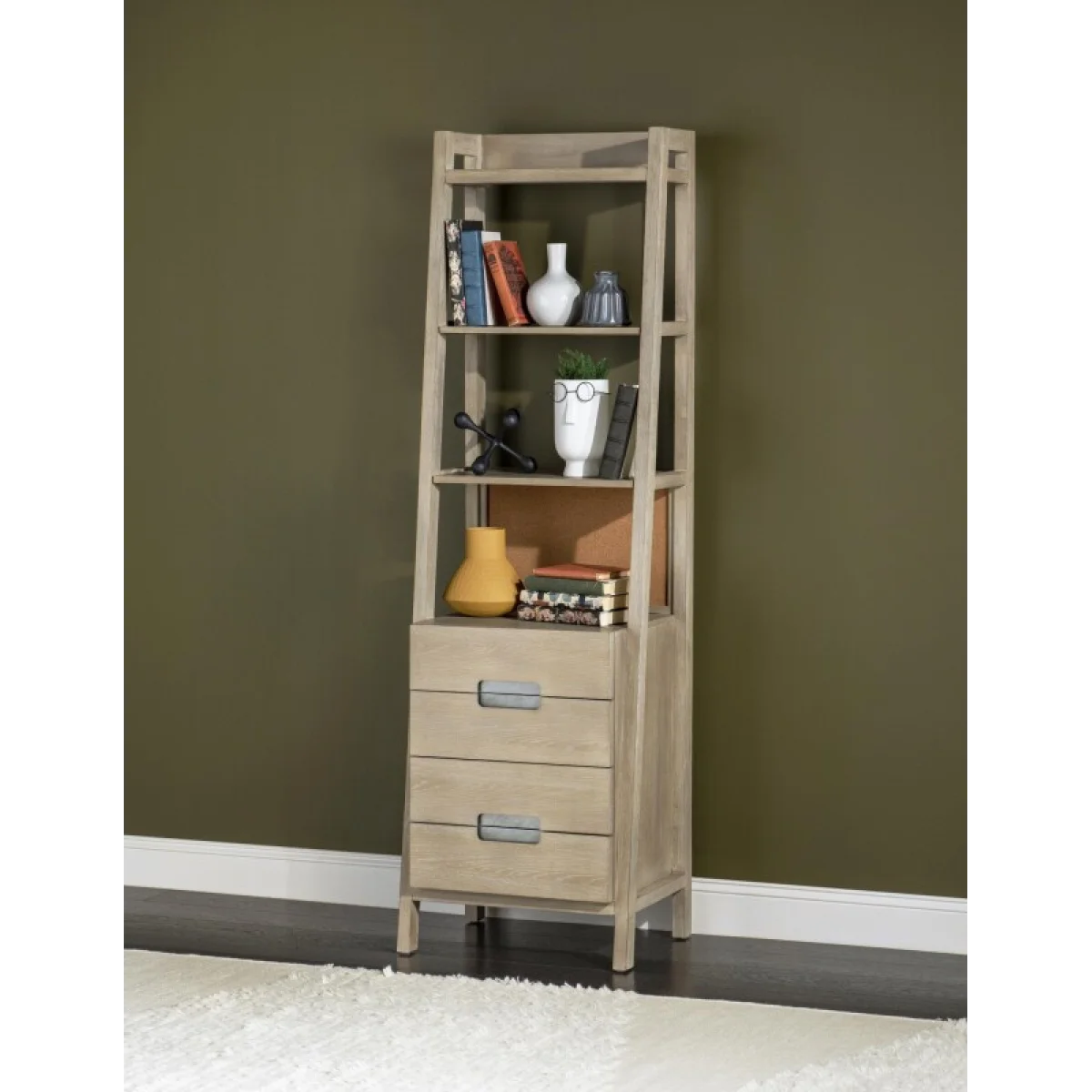 Bookcase Weathered Oak Finish Bookcases Bookcases 6
