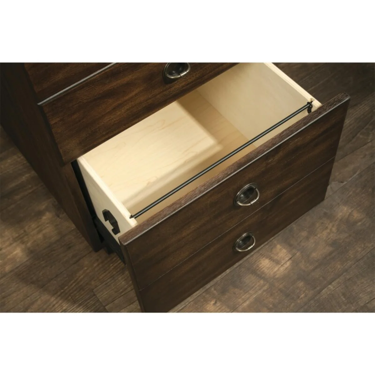 Mobile File Cabinet Office Storage Brown 12