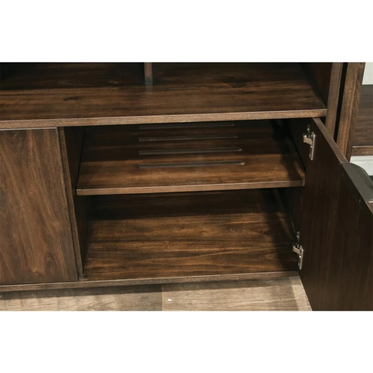 Media Console Entertainment Stands Brown 7