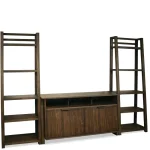 Media Console Entertainment Stands Brown 23