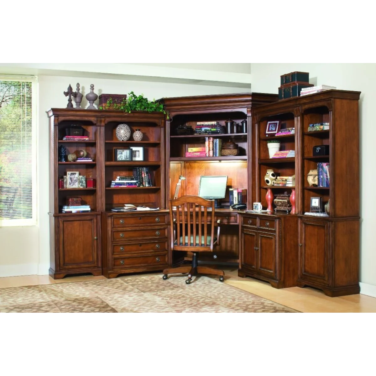 Brookhaven Lateral File Office Storage Brown 7