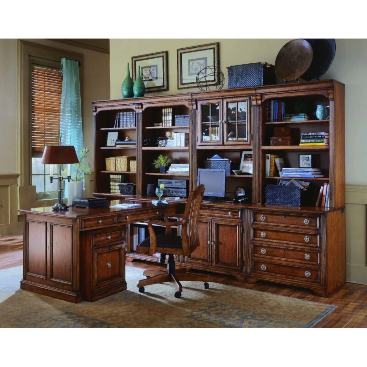 Brookhaven Lateral File Office Storage Brown 8