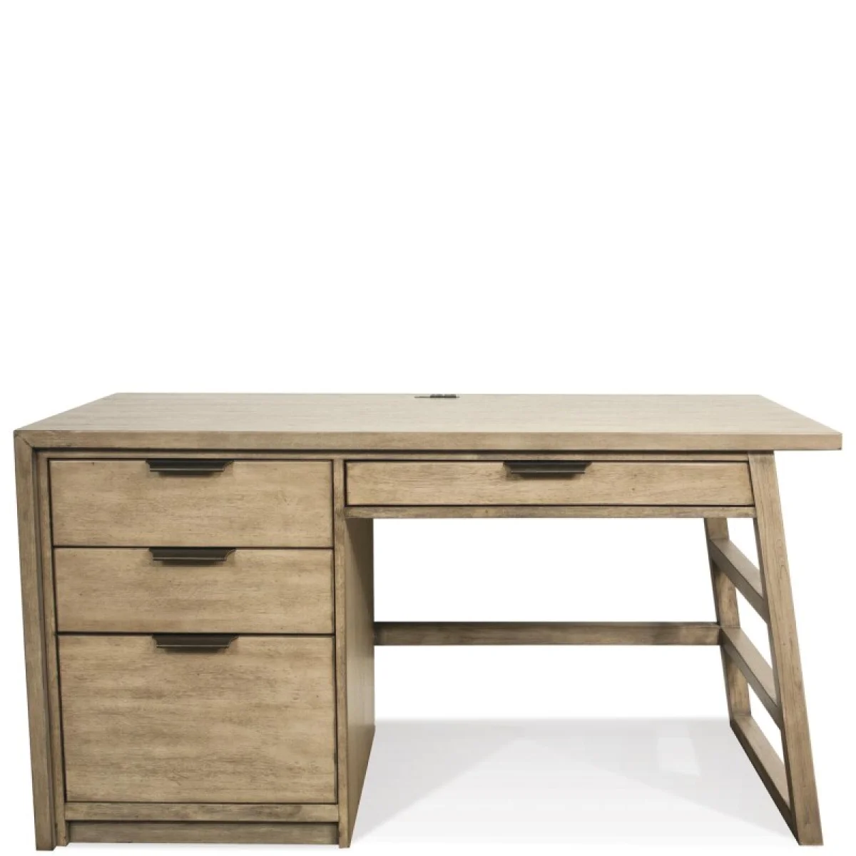 Single Pedestal Desk Desks Cream 6