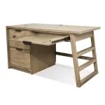 Single Pedestal Desk Desks Cream 17