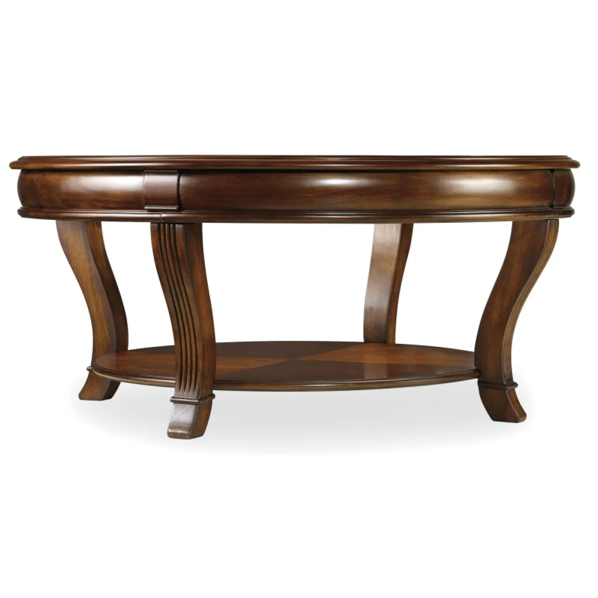 Brookhaven Round Cocktail Table Cocktail & Coffee Tables Brown 4