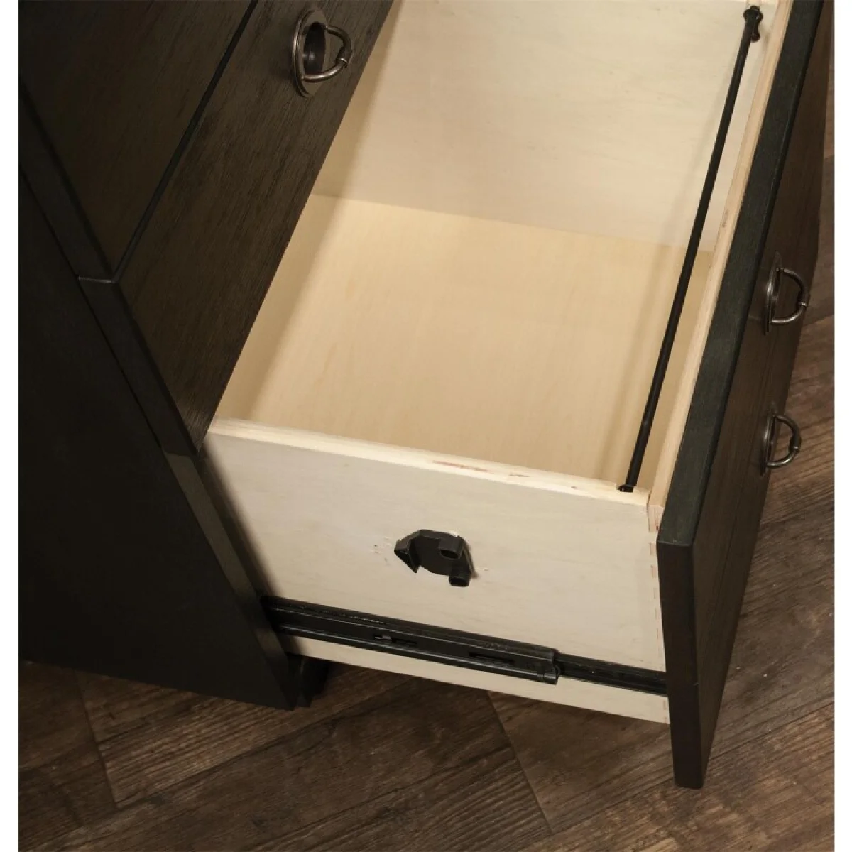 Mobile File Cabinet Office Storage black 8
