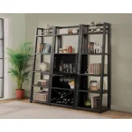 Leaning Bookcase Bookcases black 17