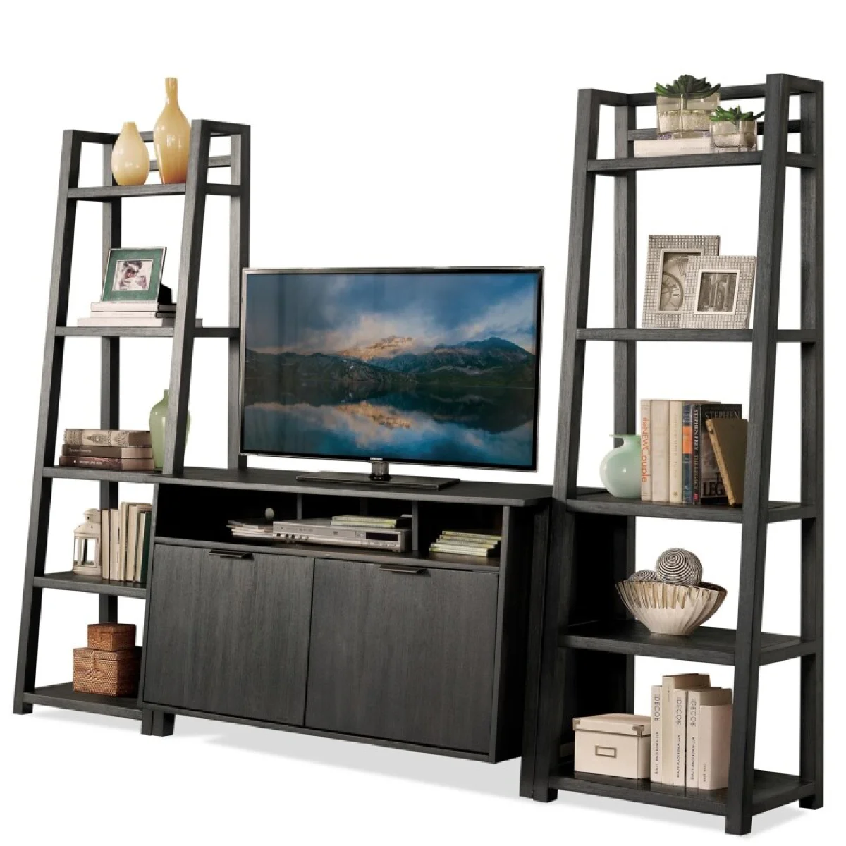 Leaning Bookcase Bookcases black 11