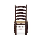 English Country Ladderback Side Chair Chairs & Benches Brown 13