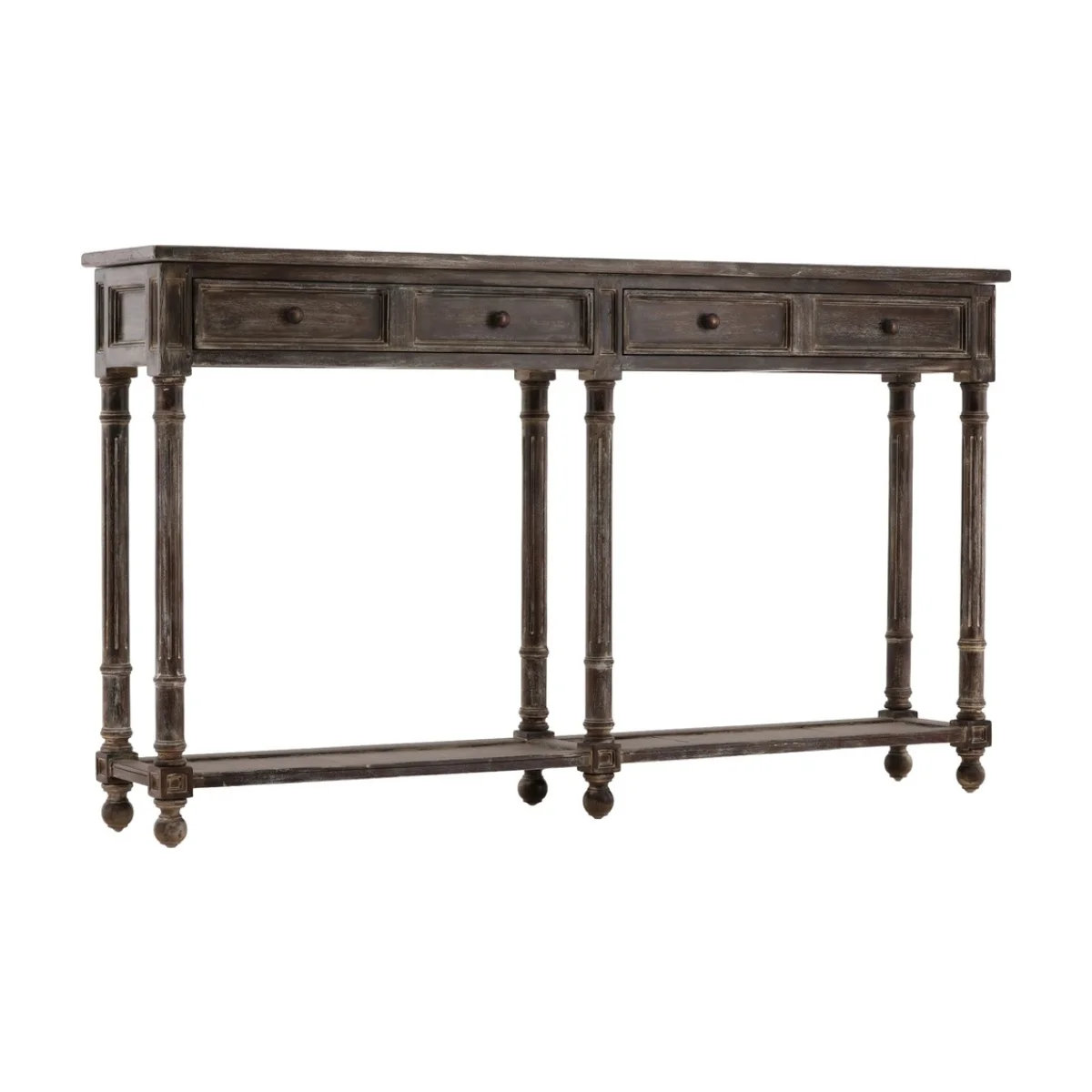Narrow Console Console Tables Brown 4