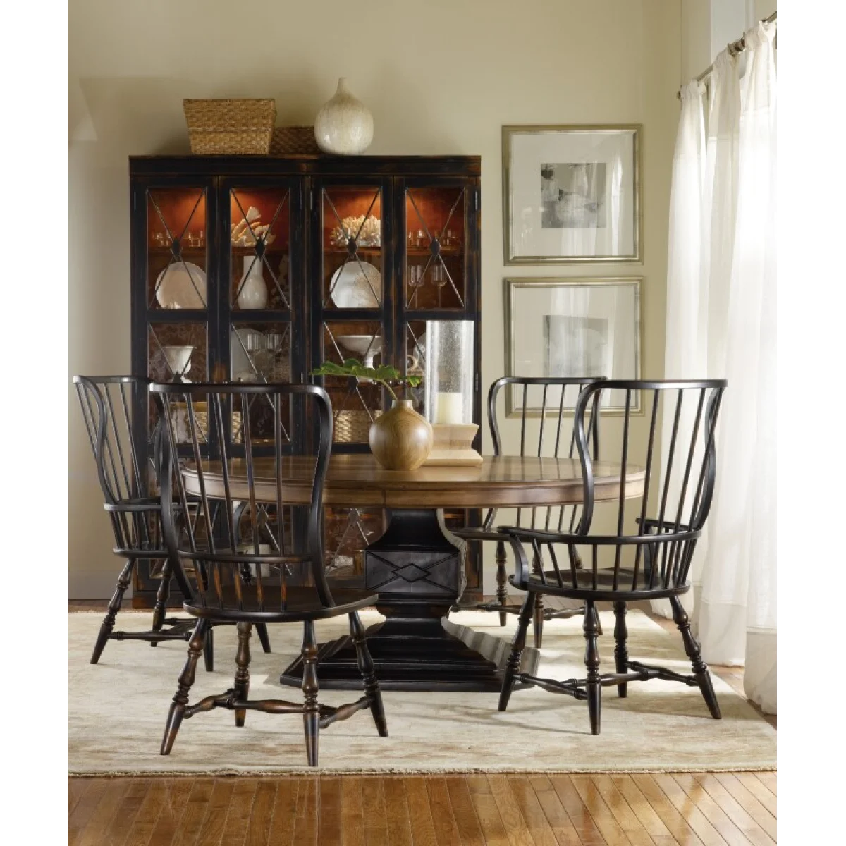 Sanctuary Spindle Side Chair Chairs & Benches Blacks 7