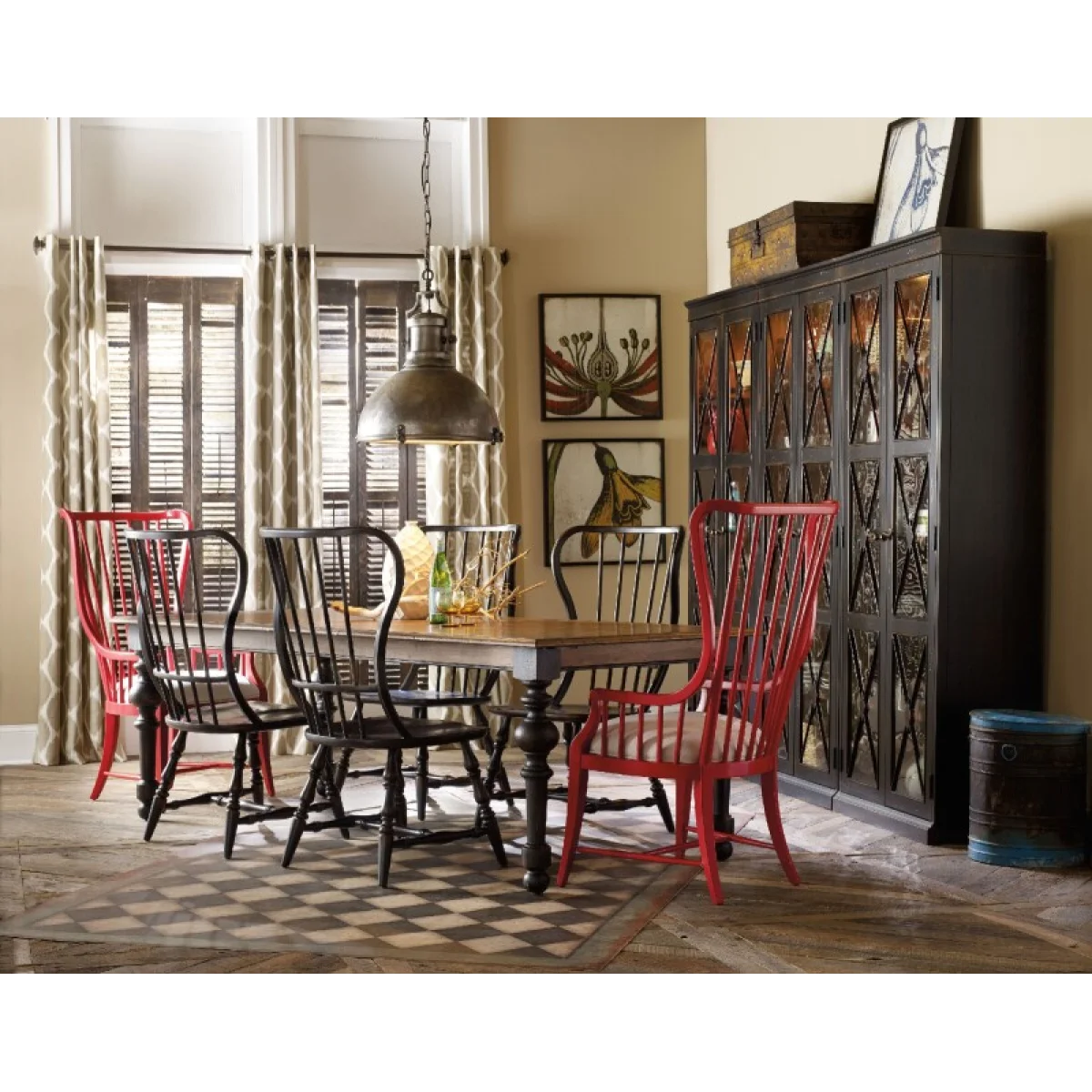 Sanctuary Spindle Side Chair Chairs & Benches Blacks 9