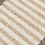 Rhodes Stripe Natural/ivory 1'x1' - Image 3