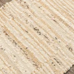Idra Rug -natural/ivory 1'x1' swatch - Image 3