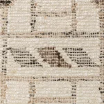 Gazi Ivory/brown Multi 1'x1' swatch - Image 7