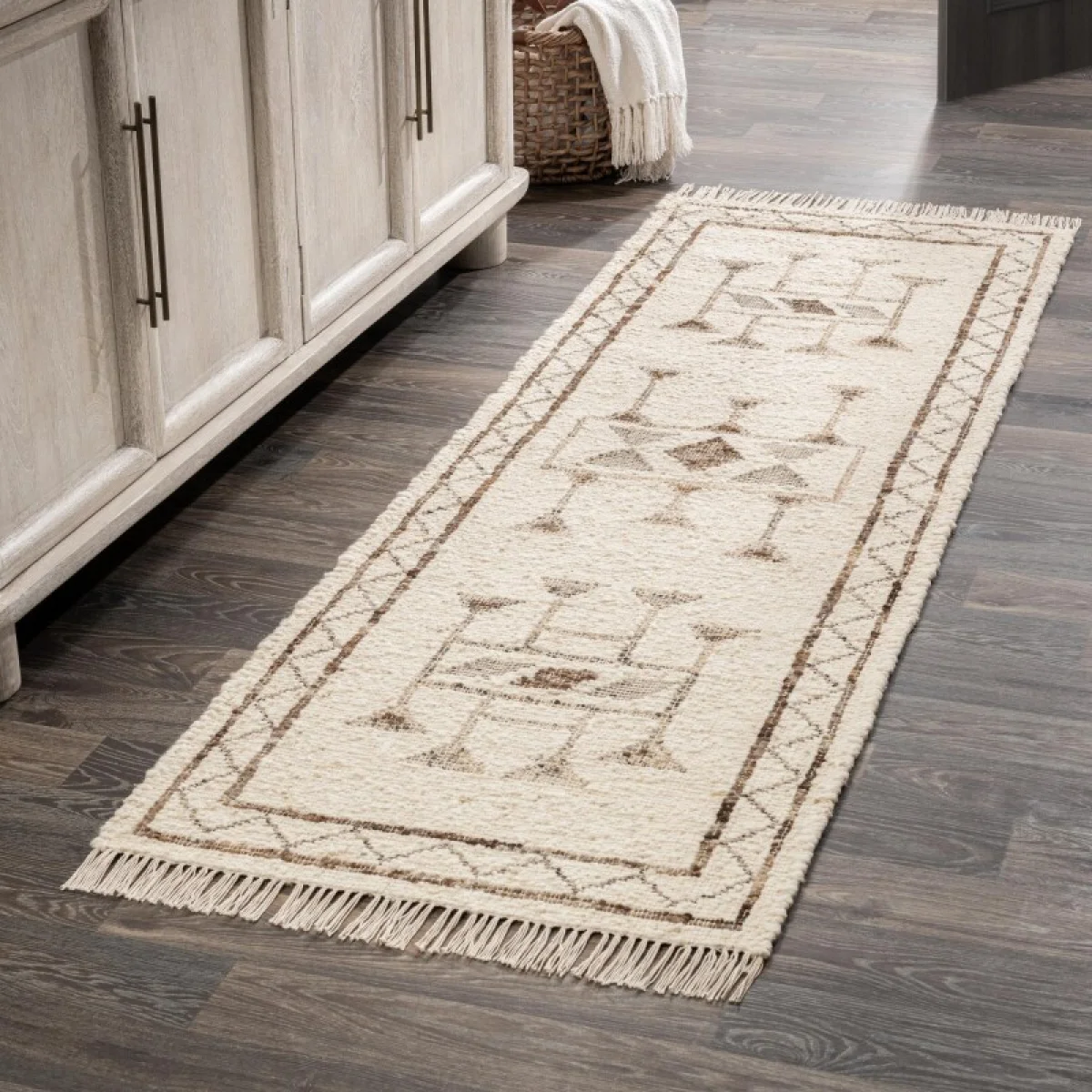 Gazi Ivory/brown Multi 2.6’x8′ Rugs Classic Home 11