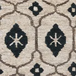 Tanami Soumak Ivory Multi 1'x1' swatch - Image 3