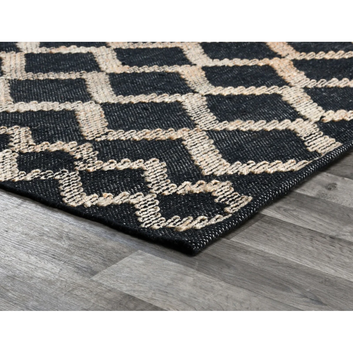 Gobi Black/natural 5’x8′ Rugs black 7