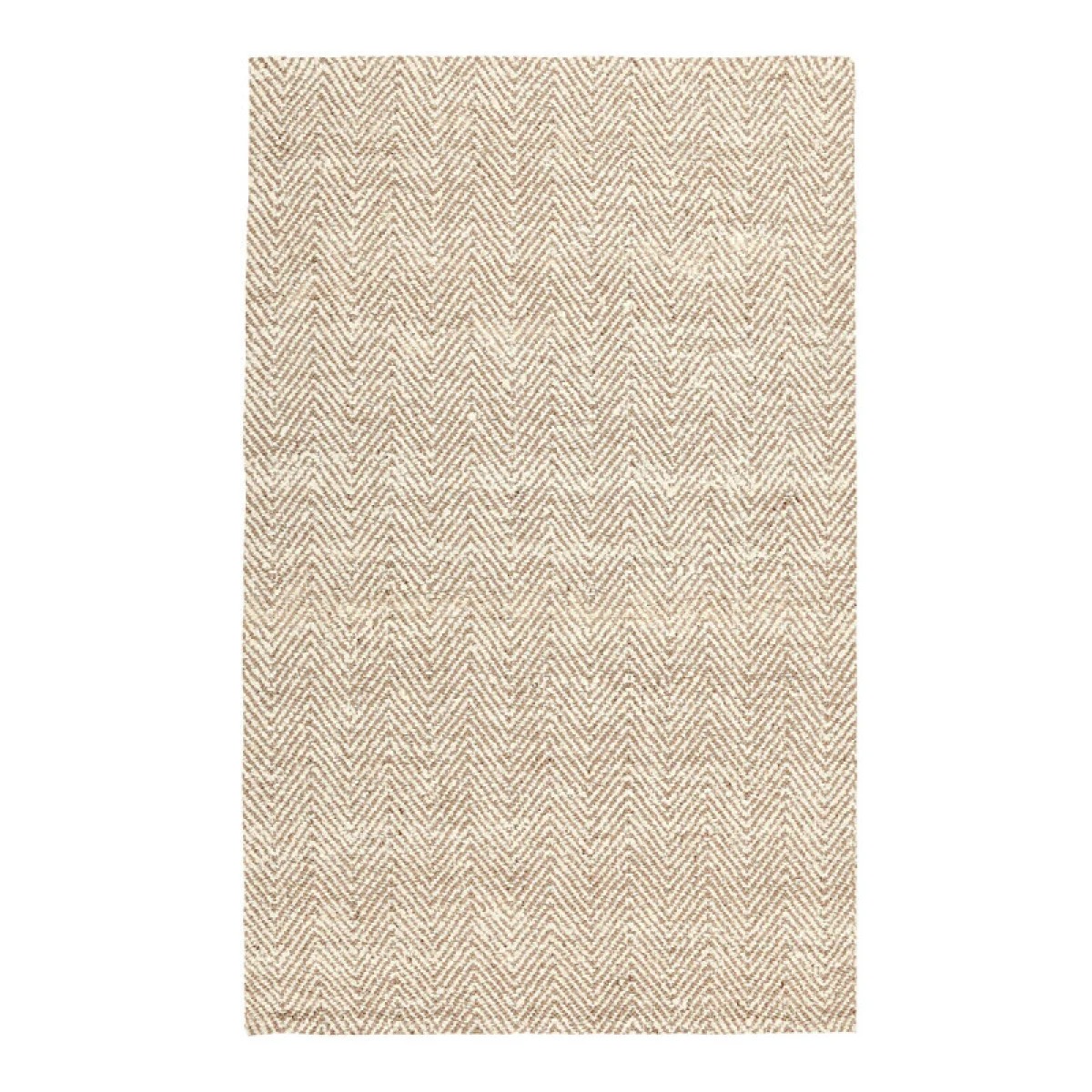 Herringbone Chenille 2’x3′ Rugs Chenille Ivory/Natural 4
