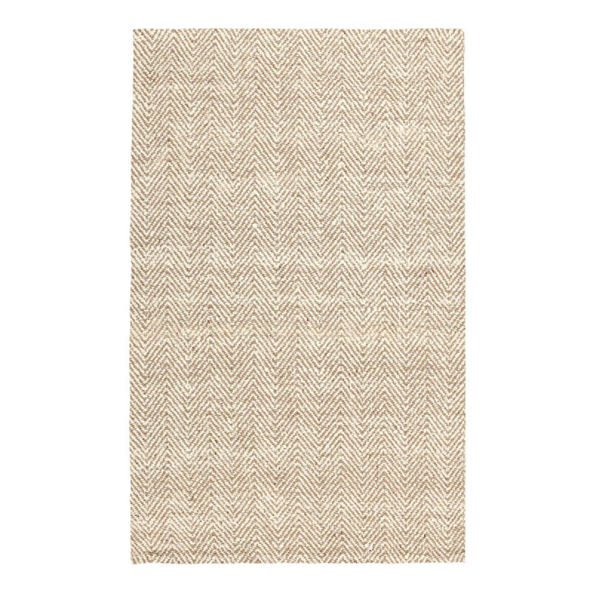 Herringbone Chenille 5’x8′ Rugs Chenille Ivory/Natural 4