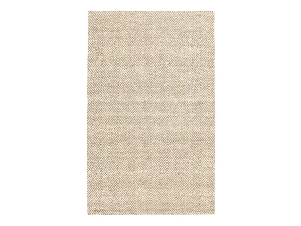 Herringbone Chenille 5’x8′ Rugs Chenille Ivory/Natural