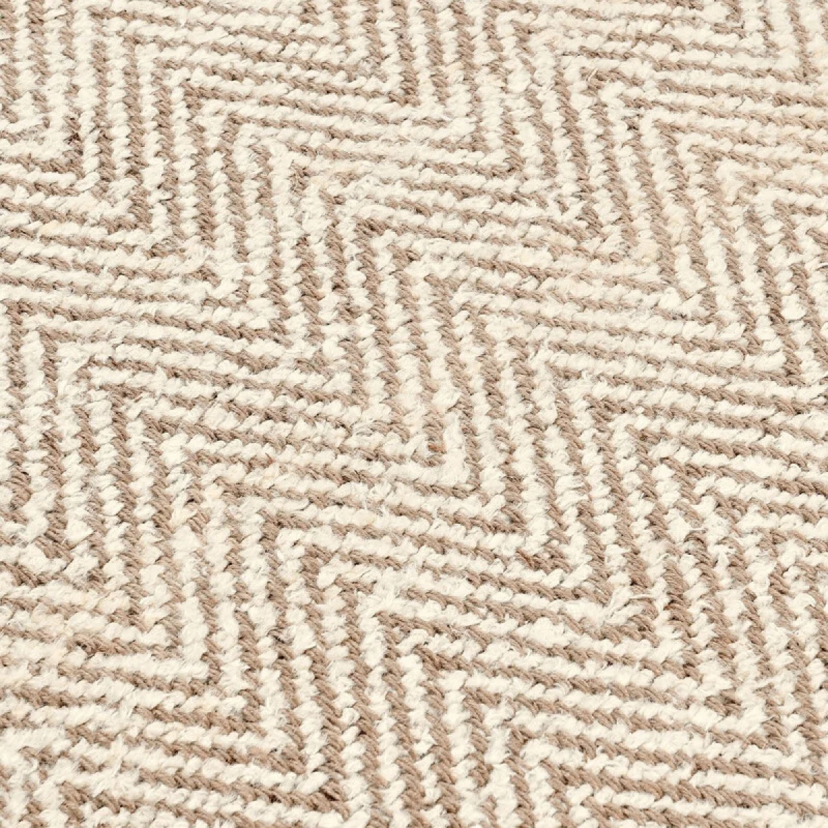Herringbone Chenille 5’x8′ Rugs Chenille Ivory/Natural 6