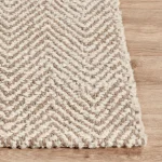 Herringbone Chenille 5’x8′ Rugs Chenille Ivory/Natural 13
