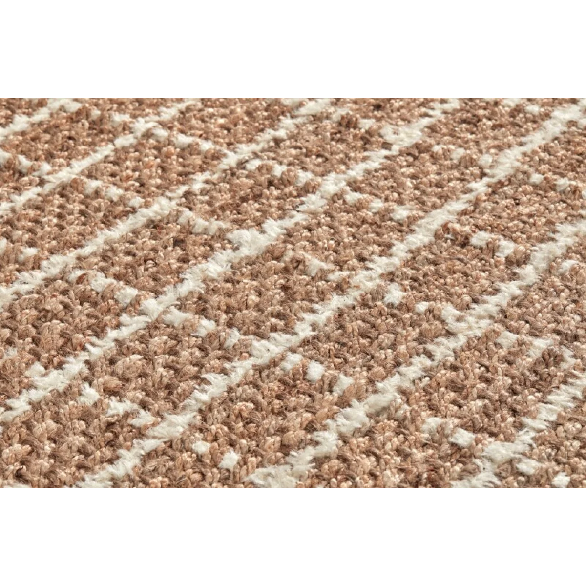 Windowpane Chenille Natural/ivory 1’x1′ swatch Rugs Classic Home 6