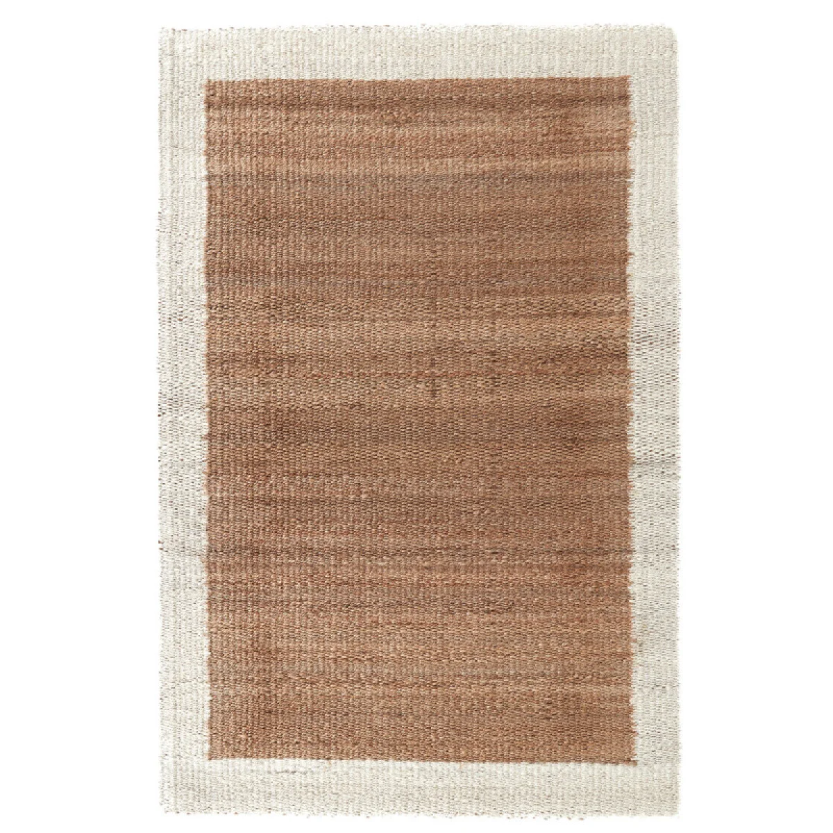 Frame Natural/ivory 1’x1′ swatch Rugs Brown 4