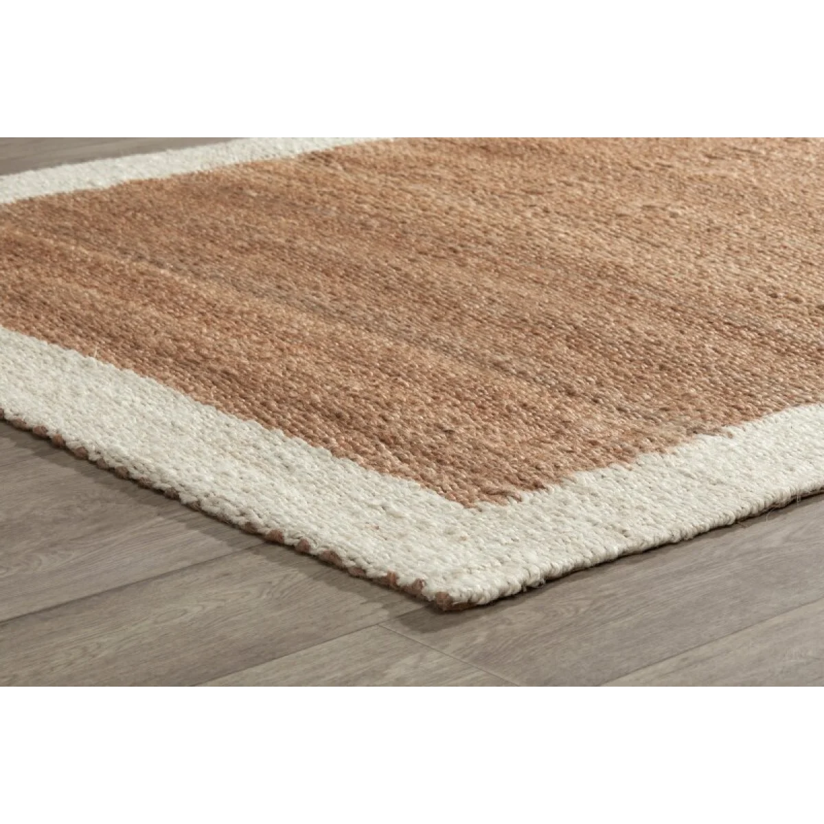 Frame Natural/ivory 1’x1′ swatch Rugs Brown 7