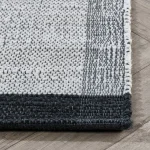 Kochi Stripe Ivory/black 2’x3′ Rugs Classic Home 13