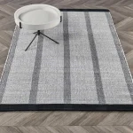 Kochi Stripe Ivory/black 5’x8′ Rugs Classic Home 15