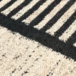 Kofu Stripe Natural/black 2.6’x8′ Rugs Classic Home 13