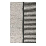 Kofu Stripe Natural/black 8’x10′ Rugs Classic Home 9