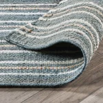 Del Mar 2’x3′ Rugs Aqua Blue/Multi 15