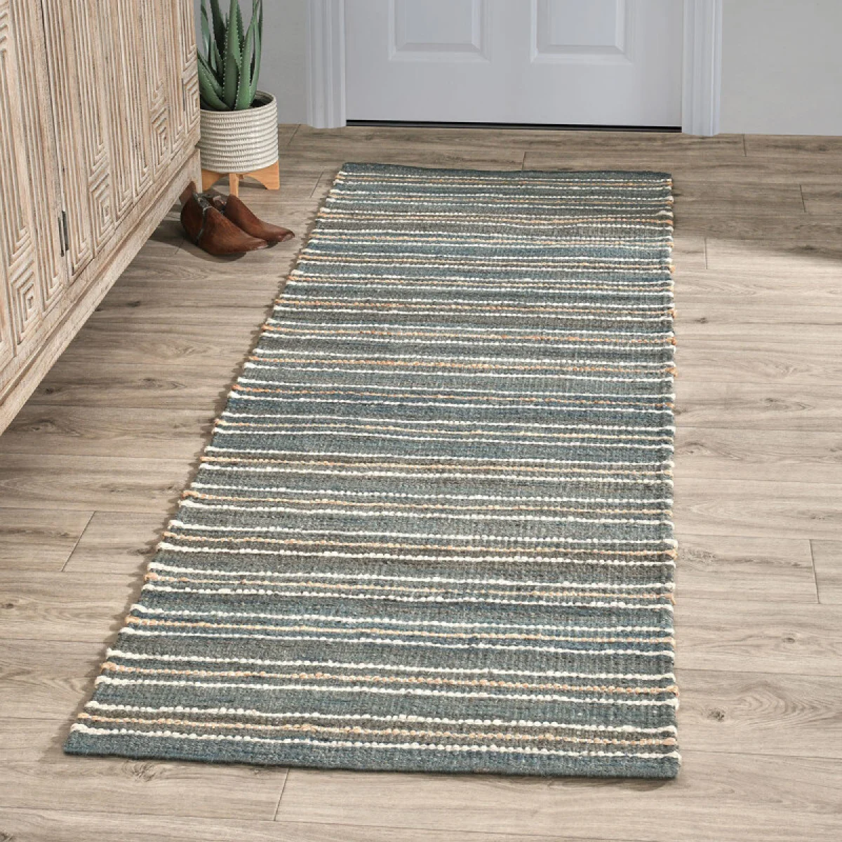 Del Mar 2.6’x8′ Rugs Aqua Blue/Multi 4