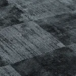 Berlin Check 2’x3′ Rugs black 13