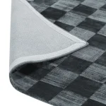 Berlin Check 2’x3′ Rugs black 15